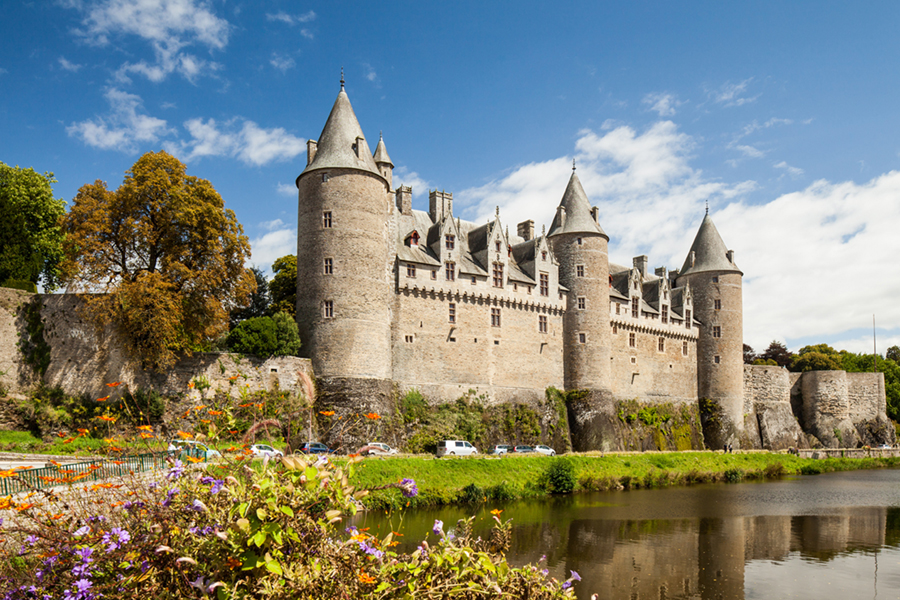 Le château fort de Nantes en France